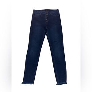 Women's JustBlack Denim Medium Wash Skinny Jeans